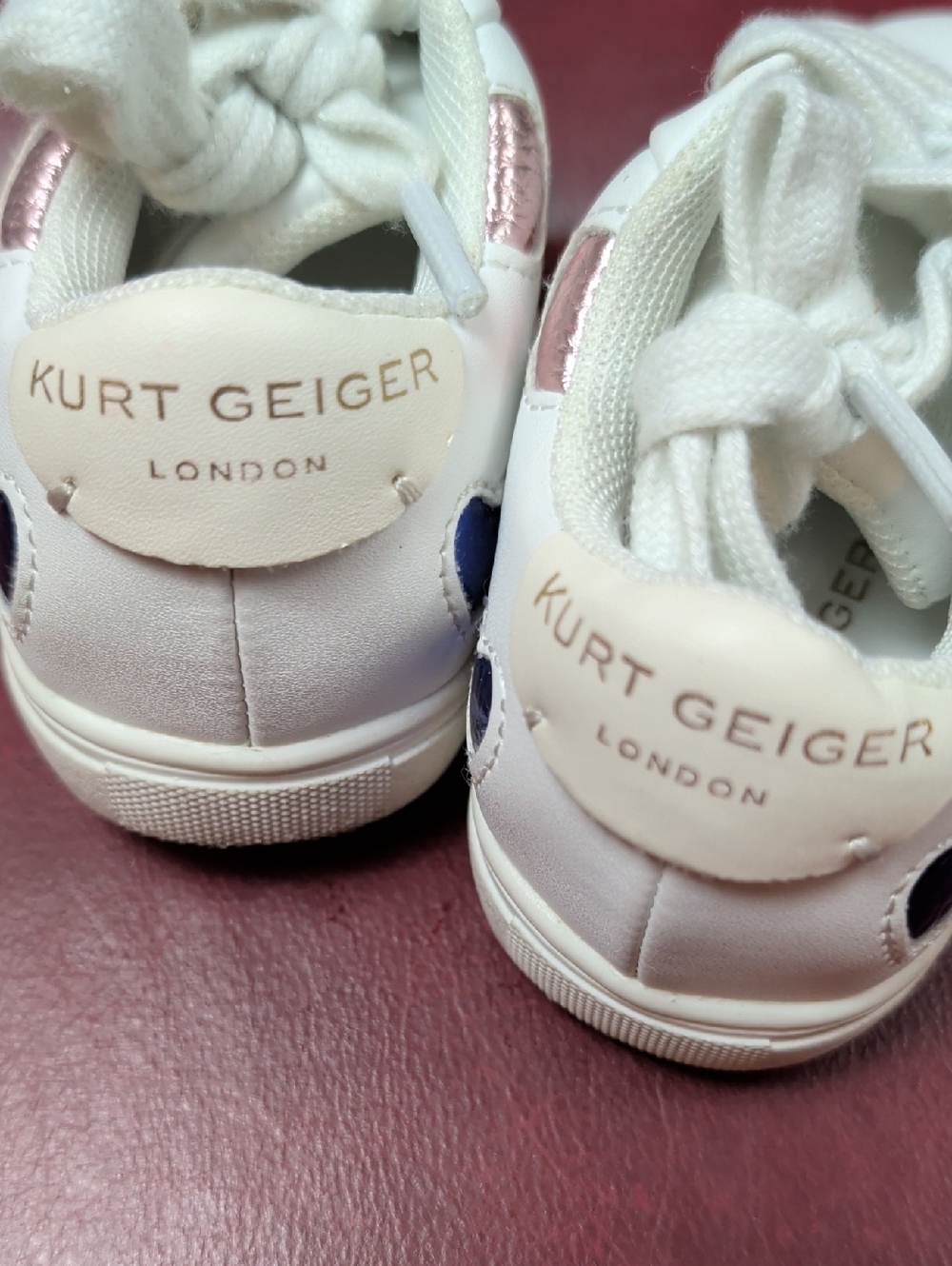 Kurt Geiger Mini Lane Love Sneaker Girl's Toddler Shoes 5 - Picture 4 of 6
